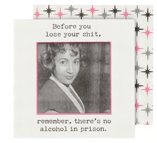 No Alcohol Beverage Napkin