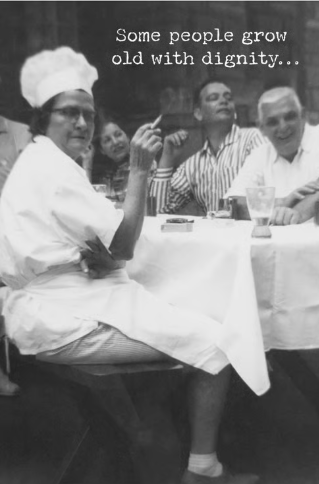 Grow Old Greeting Cart