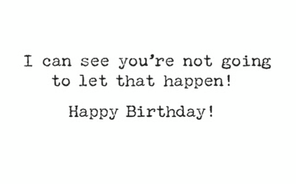 Grow Old Greeting Cart