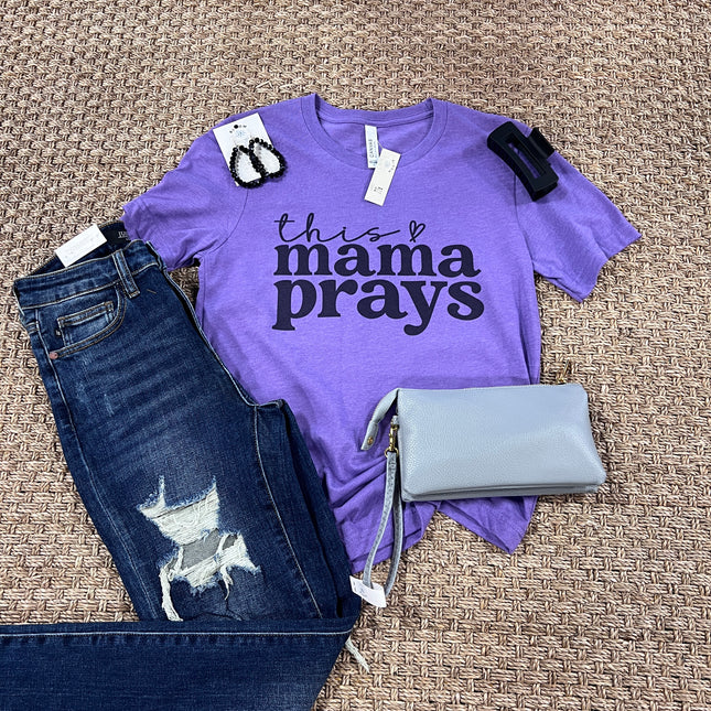 This Mama Prays Tee image 0