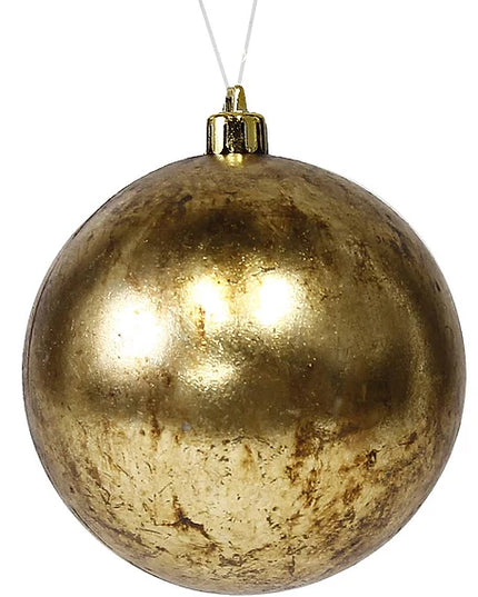 120mm Antique Wash Smooth Ball Ornament