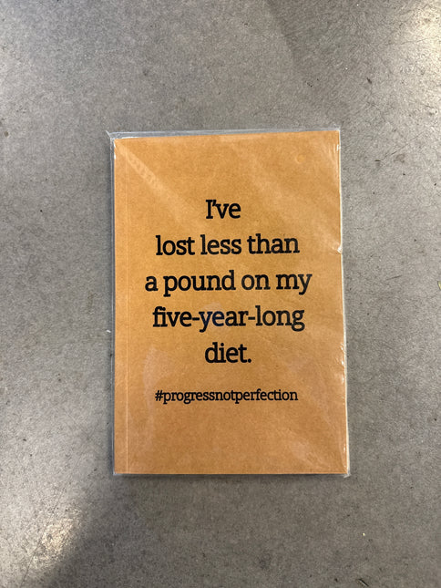 Lost a Pound Notebook