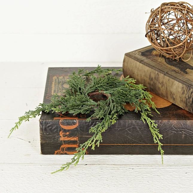 1.5in(12in) Ring-Mixed Green Cypress Pine