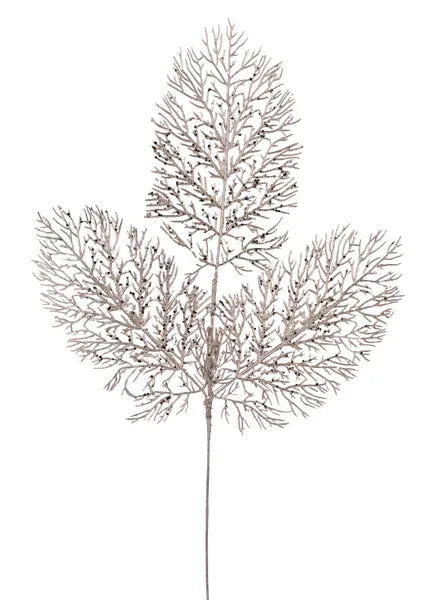 29" Metallic Arborvitae Spray