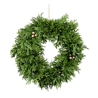 Pine Wreath with Berries 11.5"