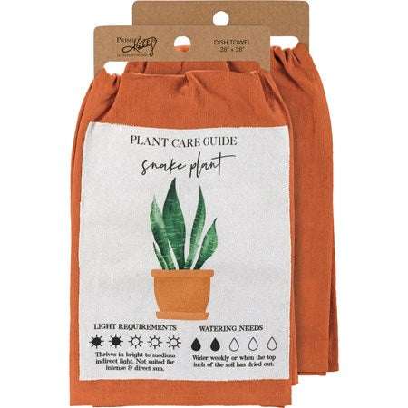 Snake Plant Guide Kitchen Towel image 0