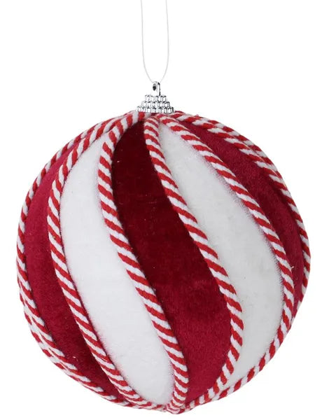 4.75 Velvet Swirl Ornament