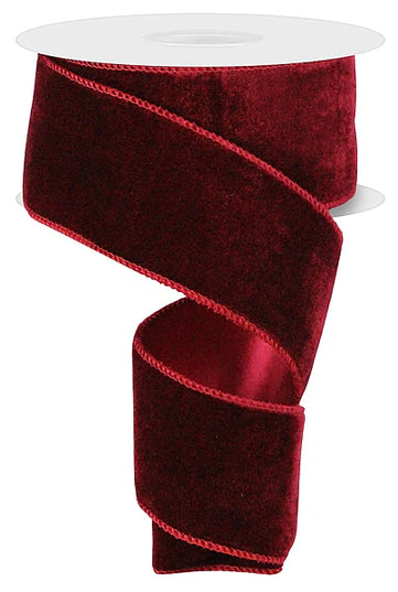 2.5"x10Y Velvet/Satin Backing (Assorted Colors)