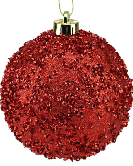 120Mm Sequin/Glitter Ball Ornament