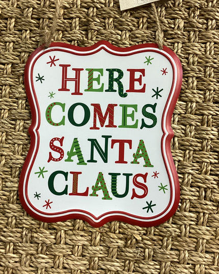 Here Comes Santa Sign image 0