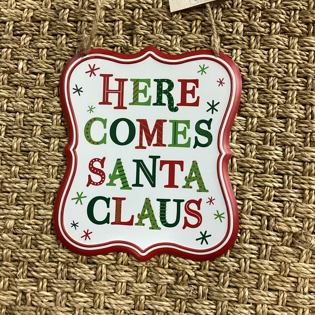 Here Comes Santa Sign image 0