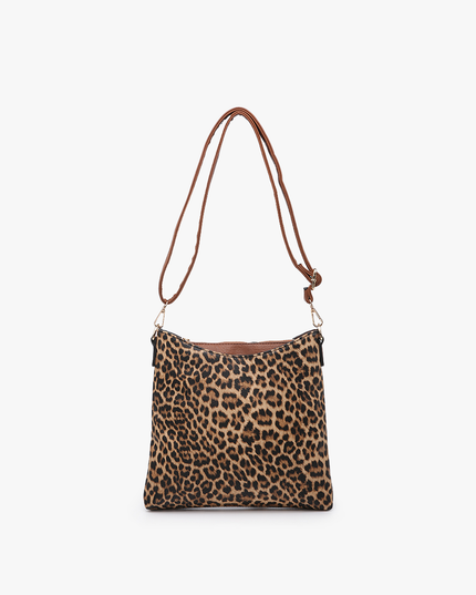 Emma 3 Compartment Crossbody w/ Snap Closure Purse