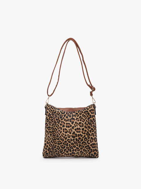 Emma 3 Compartment Crossbody w/ Snap Closure Purse