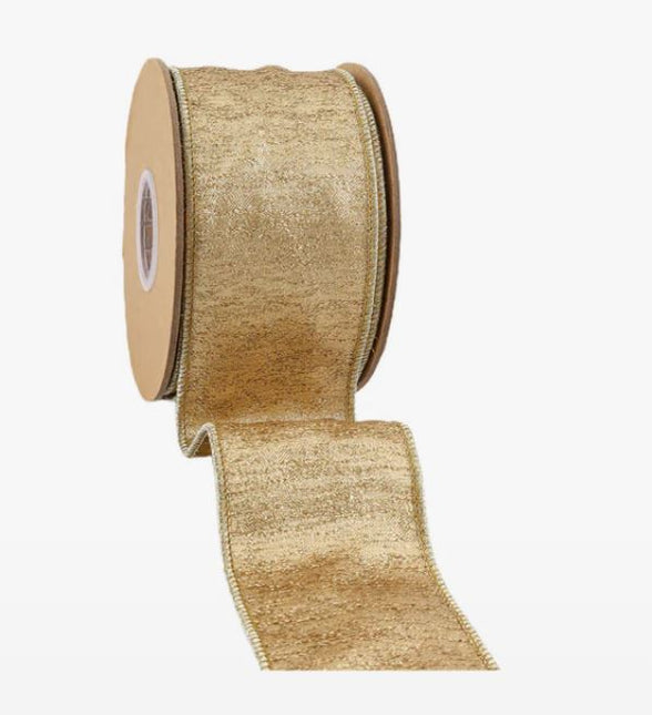 Textured Gold Metallic Tissue Backing 2.5"x5Y