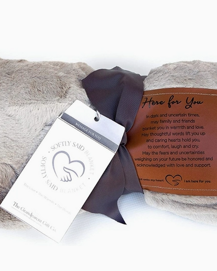 Softly Said Here for You Blanket