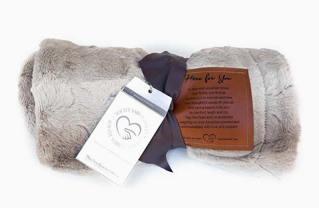 Softly Said Here for You Blanket
