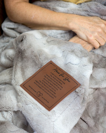 Softly Said Here for You Blanket