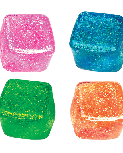 Fun Doh Glow in the Dark Squishy Sparkle Cube