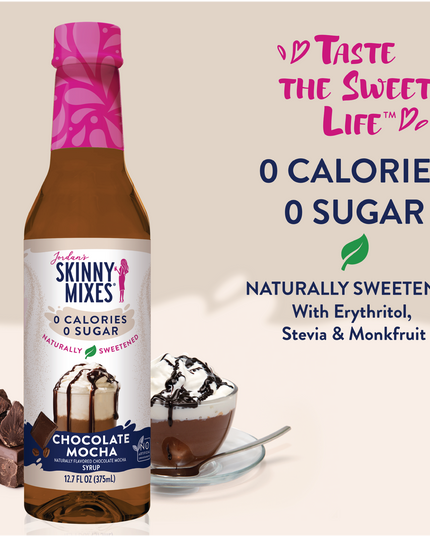 Naturally Sweetened Chocolate Mocha Syrup - 375ml