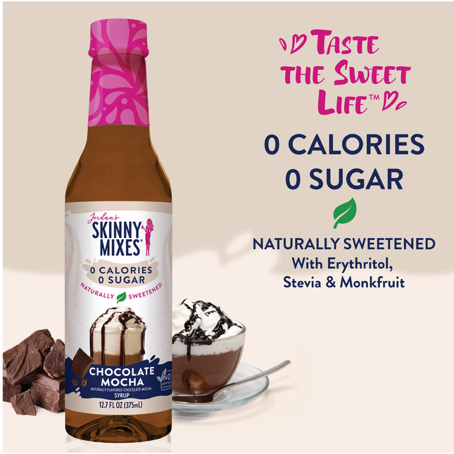 Naturally Sweetened Chocolate Mocha Syrup - 375ml