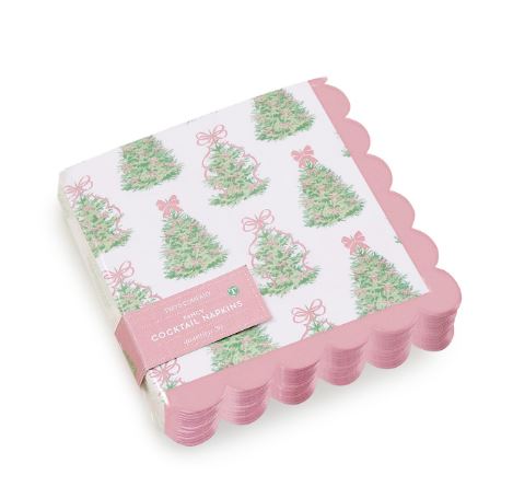 Bow-tiful Paper Cocktail Napkin 30ct