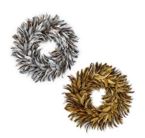Feather Holiday Wreath