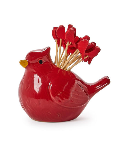 Deck The Halls Cardinal Pick Holder