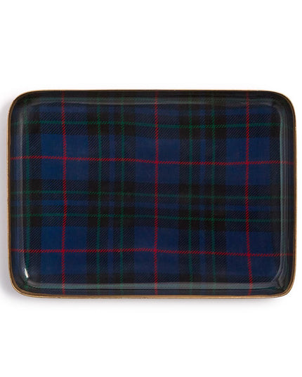 Tartan Decorative Metal Trays (Assorted)