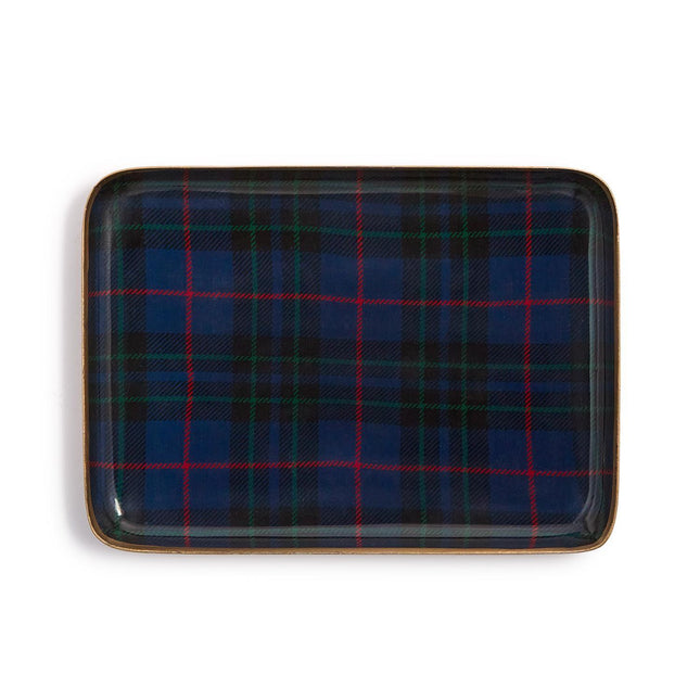 Tartan Decorative Metal Trays (Assorted)