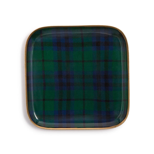 Tartan Decorative Metal Trays (Assorted)