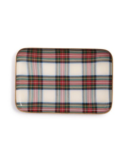 Tartan Decorative Metal Trays (Assorted)