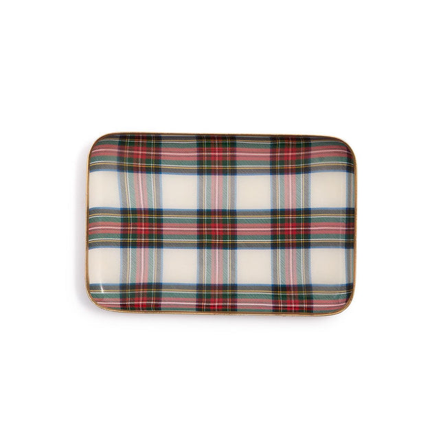 Tartan Decorative Metal Trays (Assorted)