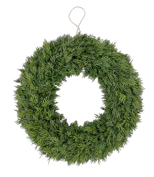 21" Mini Juniper Wreath