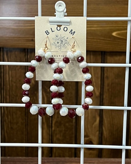 Beaded Earrings - Multiple Color Options image 0