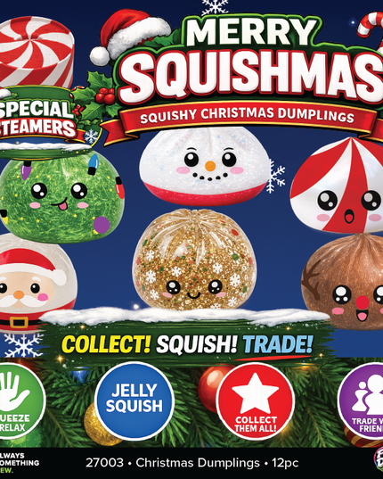 Fun Doh Christmas Dumpling Squishy Toy