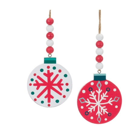 Snowflake Ornament 14”H MDF