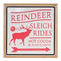 Reindeer/Sleigh Rides Sign