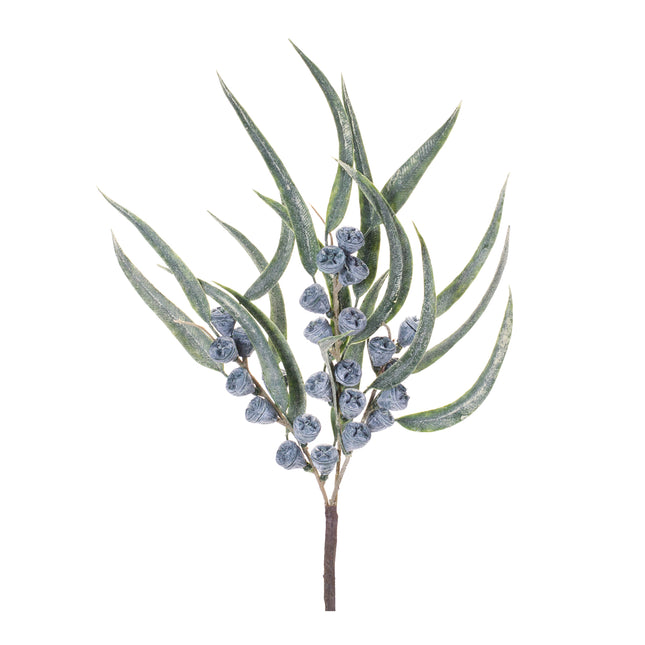 Winter Blue Berry Pod Pick 17"