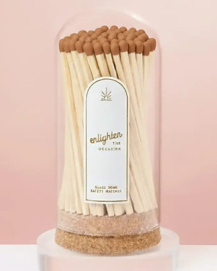 Corked Glass Dome with Matches
