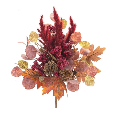 Mixed Fall Foliage Bush 17"
