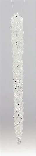 9.75"L x 1"Dia Acrylic Icicle Ornament