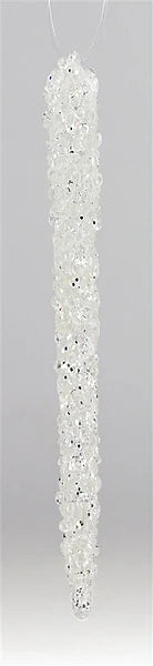 9.75"L x 1"Dia Acrylic Icicle Ornament