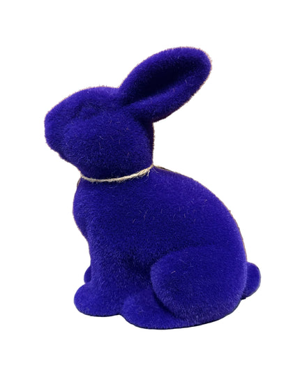 Flocked Sitting Rabbit