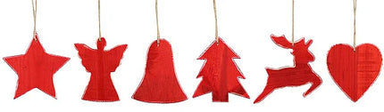 4-4.5" Wooden Ornament