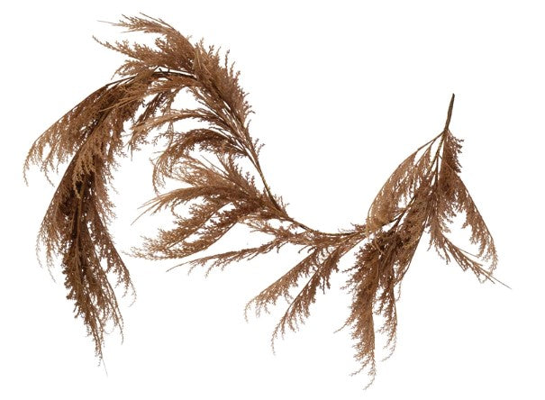 72" Faux Pampas Grass Garland image 1