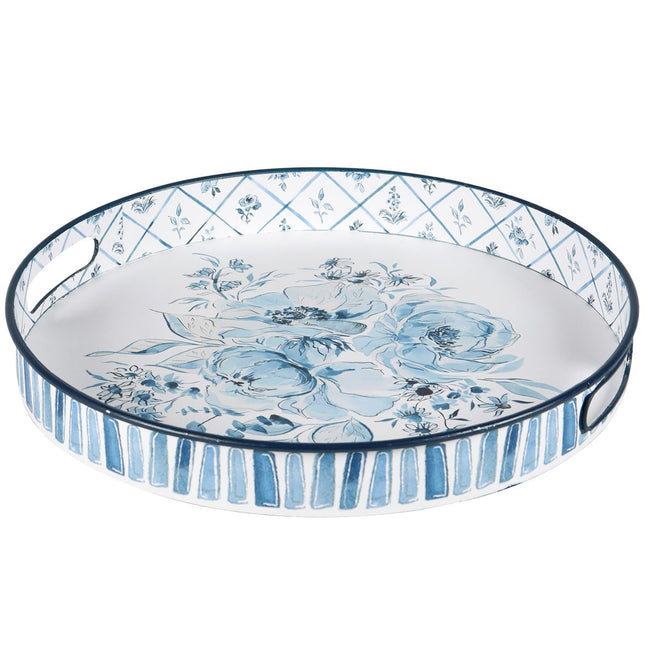 Blue Florals Tray image 0