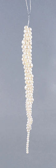 12"L Pearl Icicle Ornament