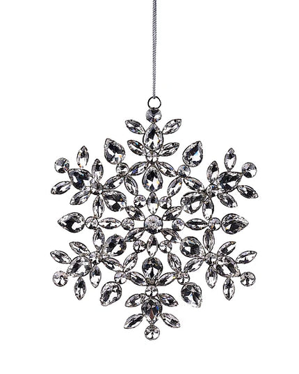 6.5"Dia Diamond Snowflake W/Hanger
