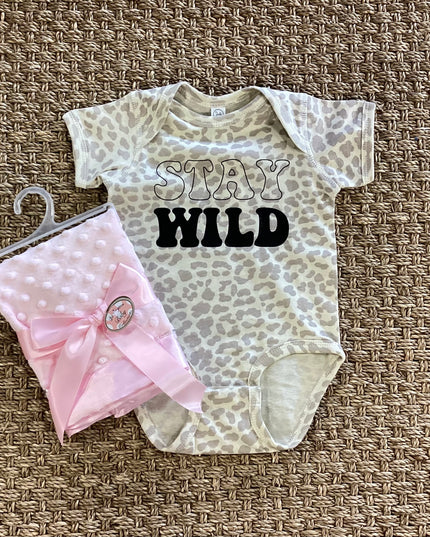 STAY W I L D onesie image 0