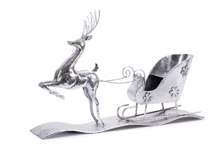 Reindeer With Sleigh
